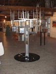 Dscf0420  "The Mirror Tree" construction in exhibition - Dortoir de Moines, Abbaye de Brantôme; France. 2006